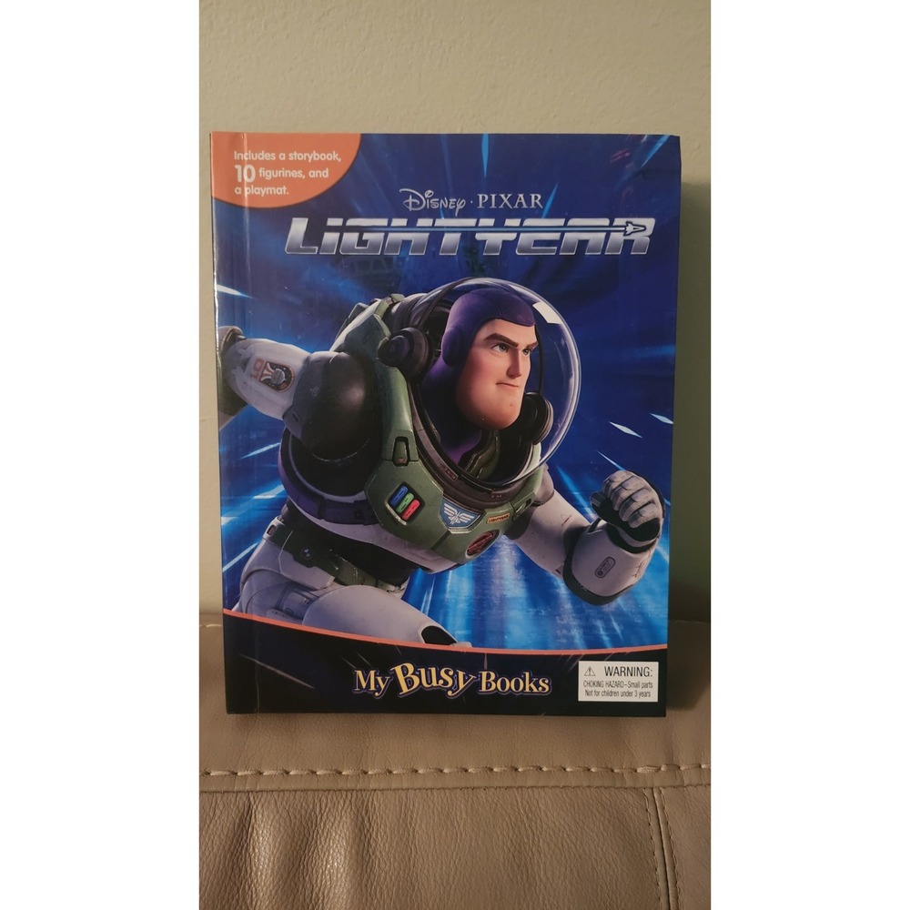 Disney Pixar Lightyear Buzz Lightyear My Busy‎ Book ( Playmat / 10 Figures )
